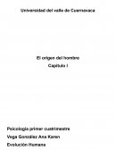 Resumen el origen del hombre cap 1