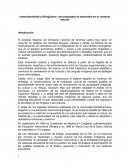 Interculturalidad y Bilingüismo