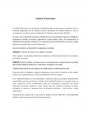 Ensayo de Analisis financiero