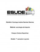 ¿Qué es la cultura deportiva?