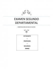 Construccion de base de datos diagrama entidad relacion, grafo relacional, y algebra relacional. Página 1