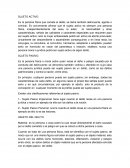 Penal. OBJETO DEL DELITO