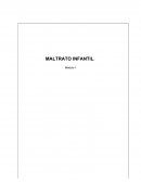 MALTRATO INFANTIL. Módulo 1
