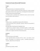 Temario de Examen Desarrollo Psicomotor