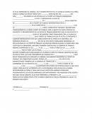 Acta de abandono de labores