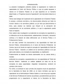 Marco teórico conceptual de la capacitación en el marco del Servicio Profesional de Carrera