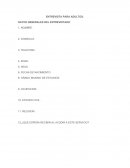 ENTREVISTA PARA ADULTOS.