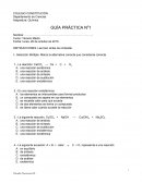 Guía de examén de reacciones químicas