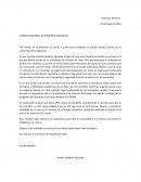 Modelo de carta de compromiso de comunidad