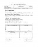 PLAN DE MANTENIMIENTO PREVENTIVO.