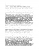 Qué es la responsabilidad social empresarial?