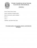 El contador publico como gerente o director y administración estratégica