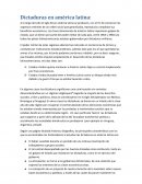 Dictaduras en américa latina. Violación de los derechos humanos