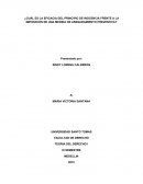 Cuál es la eficacia del principio de inocencia frente a la imposición de una medida de aseguramiento preventiva?