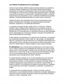 Los padres fundadores de la sociologia.