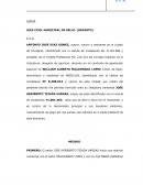 DEMANDA EJECUTIVA.JUEZ CIVIL MUNICIPAL DE BELLO (REPARTO)