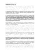 El mundo es ancho y ajeno.OPINIÓN PERSONAL