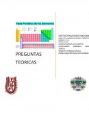 Cuestionario de Química Basica ESIME Zacatenco (Tabla Periodica)