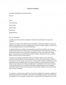 Trabajo de investigación. Fundamentos biológicos del comportamiento