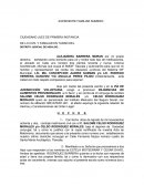 EXPEDIENTE FAMILIAR - DENUNCIA DE ALIMENTOS