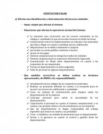 Tarea: Efectuar una identificación y determinación del proceso- Titulo Cuentas por Cagar. Página 1