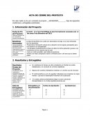 Acta de cierre del proyecto