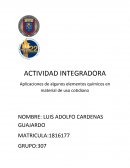 Aplicaciones de algunos elementos químicos en material de uso cotidiano