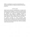 La resinificacion y el uso de los conocimientos para la resolución de problemas y el trabajo por proyecto en los procesos productivos