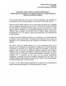 Educación, Amor y Odio.