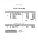 PRESUPUESTO PARA TECHO