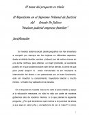 El Nepotismo en el Supremo Tribunal de Justicia del Estado De Jalisco