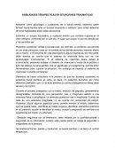 HABILIDADES TERAPEUTICAS EN SITUACIONES TRAUMATICAS