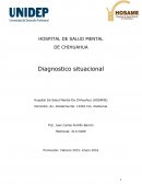 Diagnostico situacional de Hospital psiquiátrico