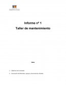 Taller de mantenimiento - Herramientas de un taller