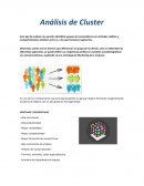 Análisis de Cluster .