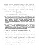 CONVENIO DE FUSIÓN QUE CELEBRAN POR UNA PARTE INGENIOLITE