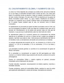 EL CALENTAMIENTO GLOBAL Y AUMENTO DE CO