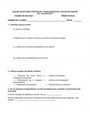 EXAMEN DE BIOLOGIA I PRIMER PARCIAL
