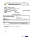 Actividad de aprendizaje de cálculo