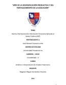 Norma Internacional de Información Financiera Aplicada al Sector Publico (NIIF)