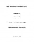 Trabajo “acercándonos a la investigación científica”