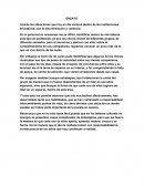 Ensayo de valores en las Instituciones Eductivas