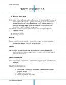 Caso “DAIRY ENERGY” S.A.