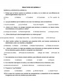 REACTIVOS DE QUÍMICA 1