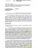 Agravios delito en blanco