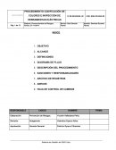 Informe de avance dos DESCRIPCIÓN DEL PROCEDIMIENTO