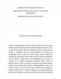 Proceso de producción de programa de TV. Página 1