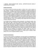 Monografia de sociologia. ESTRUCTURA SOCIAL