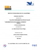 Lineamientos de evaluacion y evidencia