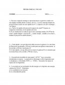 Prueba Parcial de Calculo